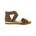 thumbnail image 2 of LifeStride Womens Zoom Faux Leather Ankle Strap Flatform Sandals, 2 of 3