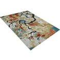 thumbnail image 6 of RUGSOTIC CARPETS MACHINE MADE HEATSET POLYPROPYLENE AREA RUGS - 3'4''x5', Rectangle Shape, Multicolor Color, Floral Modern Design, High Pile Machine Made Area Rugs for Living Room, Bed Room (M00010), 6 of 7