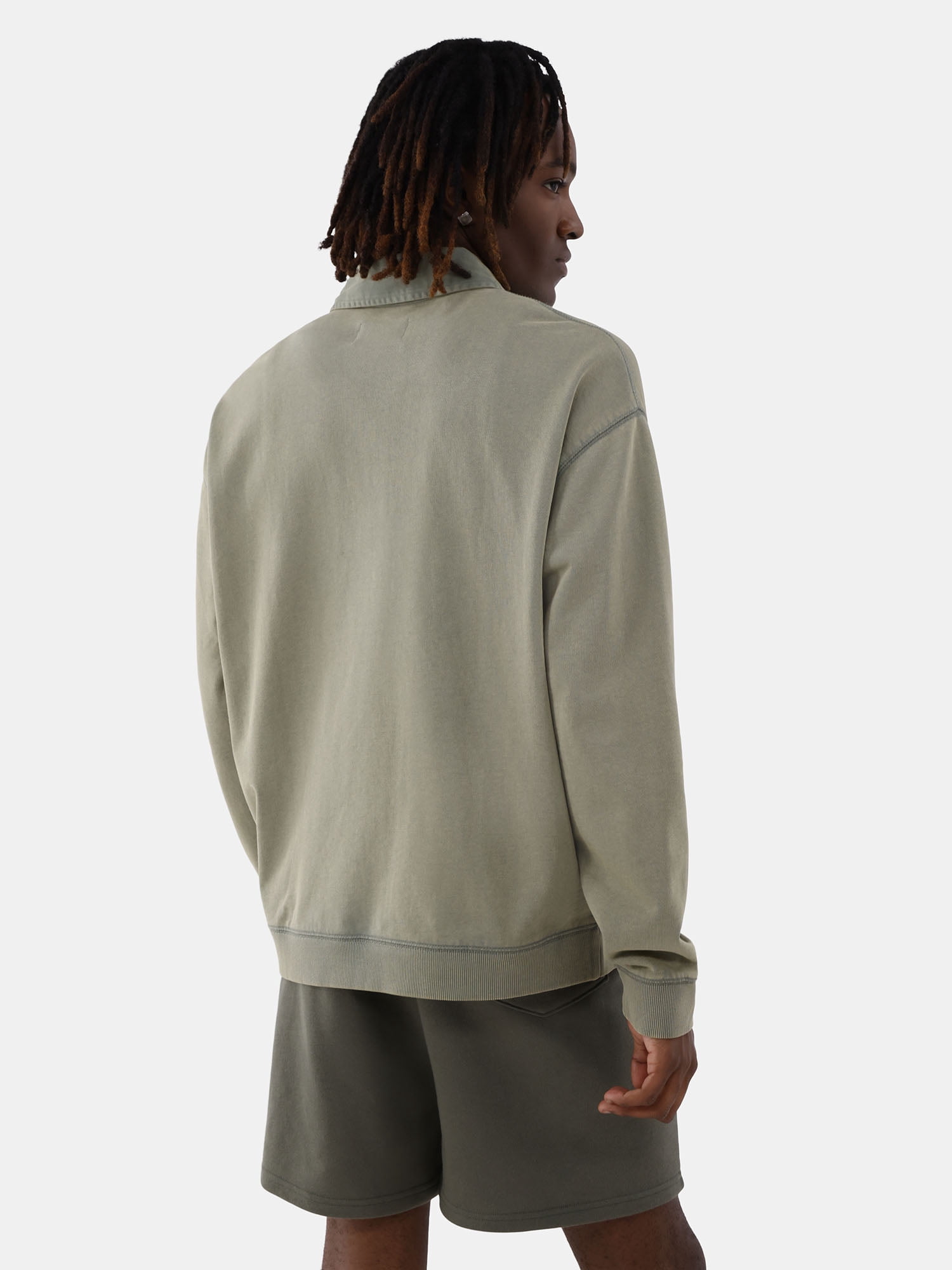 No Boundaries All Gender Knit Long Sleeve Rugby Shirt, Men's Sizes XS-3XL