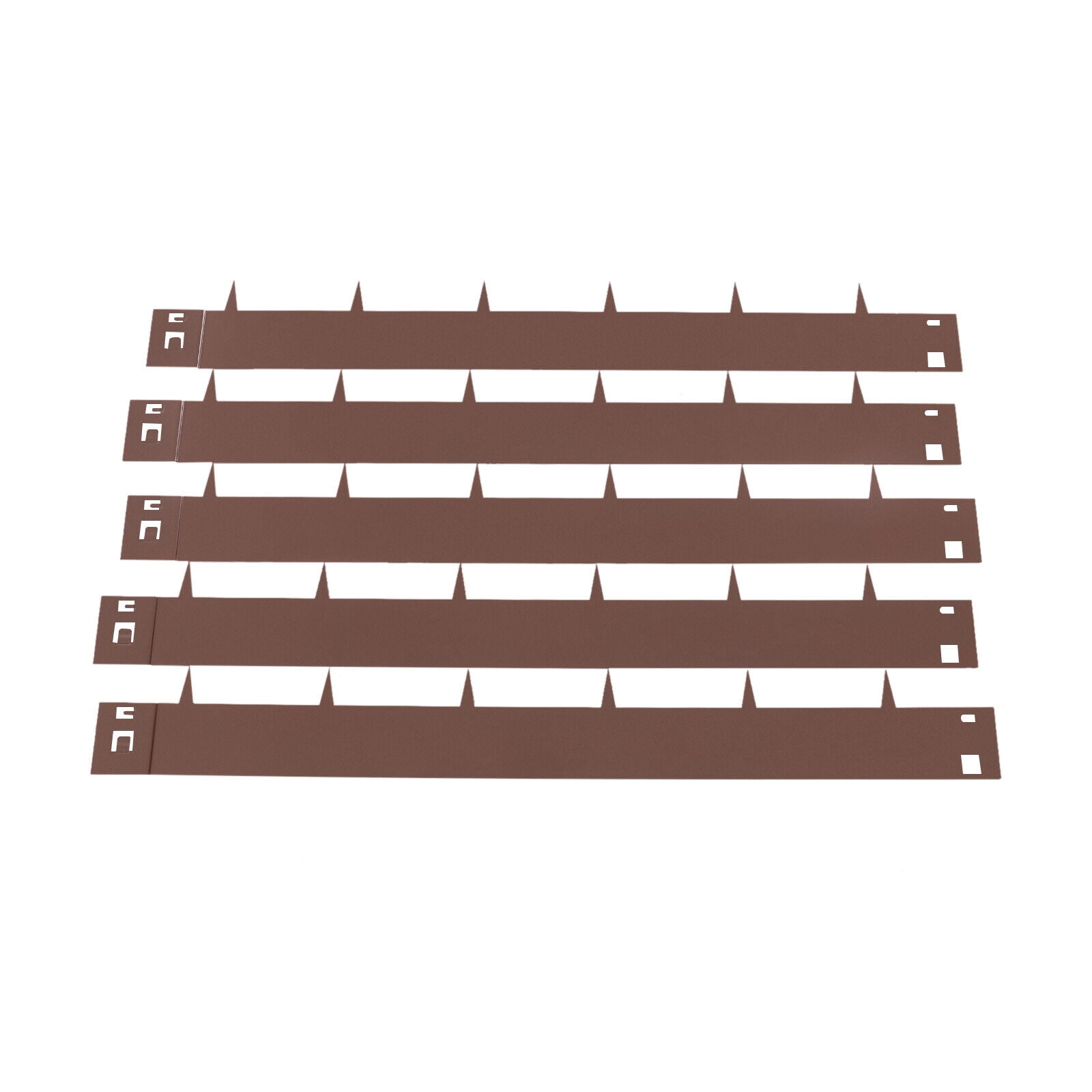 Denest Metal 5PCS Landscape Edging Steel Lawn Edging 3"* 39" Garden Border Yard Barrier