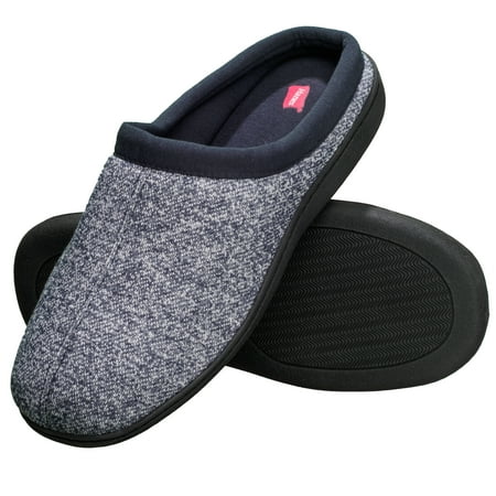 Hanes Men's Memory Foam Indoor Outdoor Clog Slipper Shoe with Fresh IQ