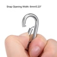 thumbnail image 3 of Uxcell 1.60"/40.7mm Gancho de resorte de acero inoxidable 304 Paquete de 5, 3 of 3