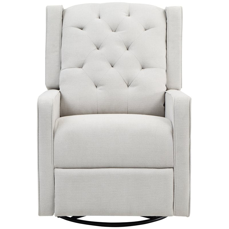AFG Ava Manual Swivel Glider Recliner, Gray