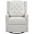 AFG Ava Manual Recliner Comfortable Swivel Glider, Perfect for
