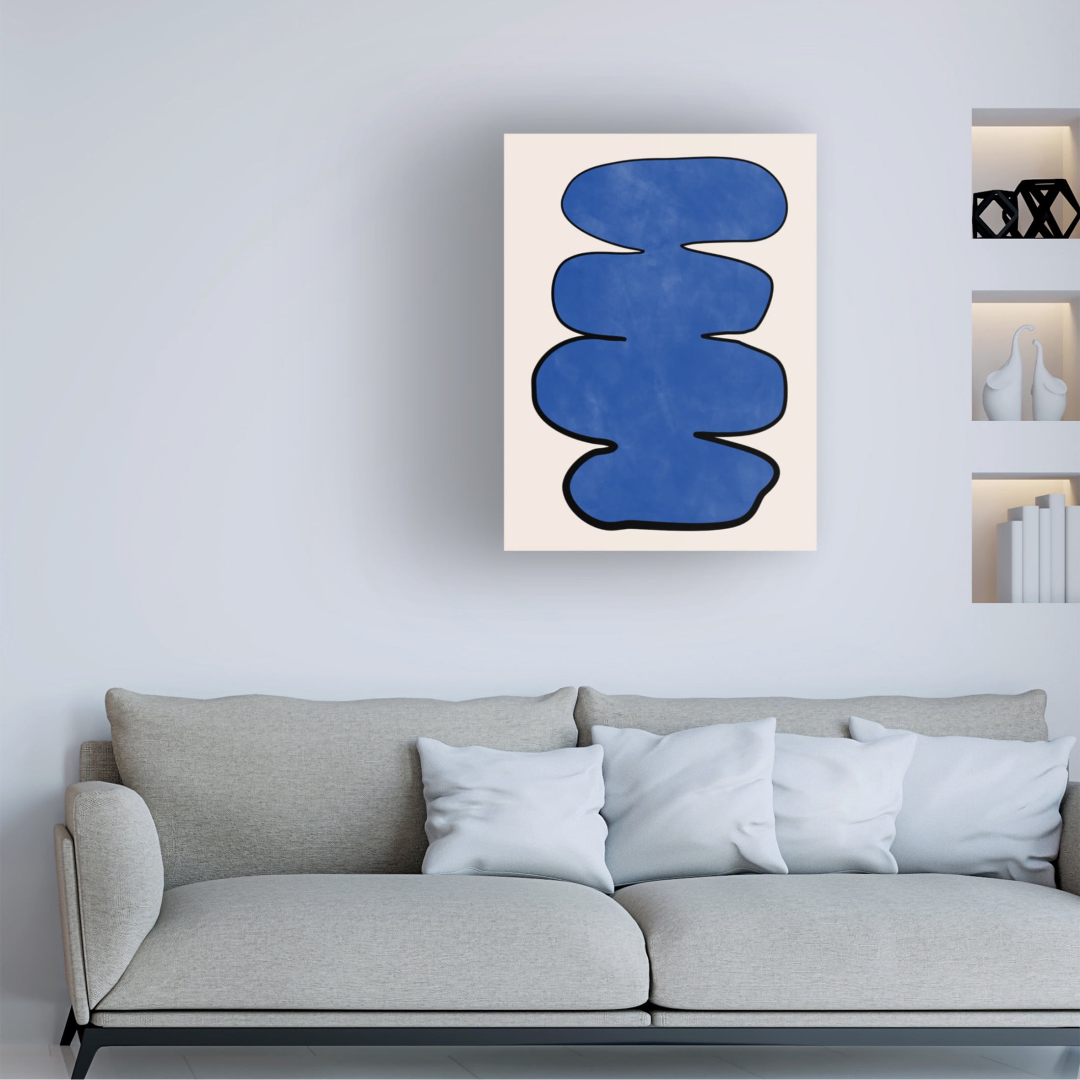 Trademark Fine Art Elena Ristova Indigo7 Canvas Wall Art