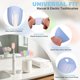 thumbnail image 5 of Uxcell 6 Pcs Fundas de Silicona para Cepillos de Dientes, Tapa de Reemplazo para Cabeza con Agujero para Colgar para Cepillo de Dientes Manual Eléctrico para Hogar Viaje Gimnasio, Azul Claro, 5 of 7