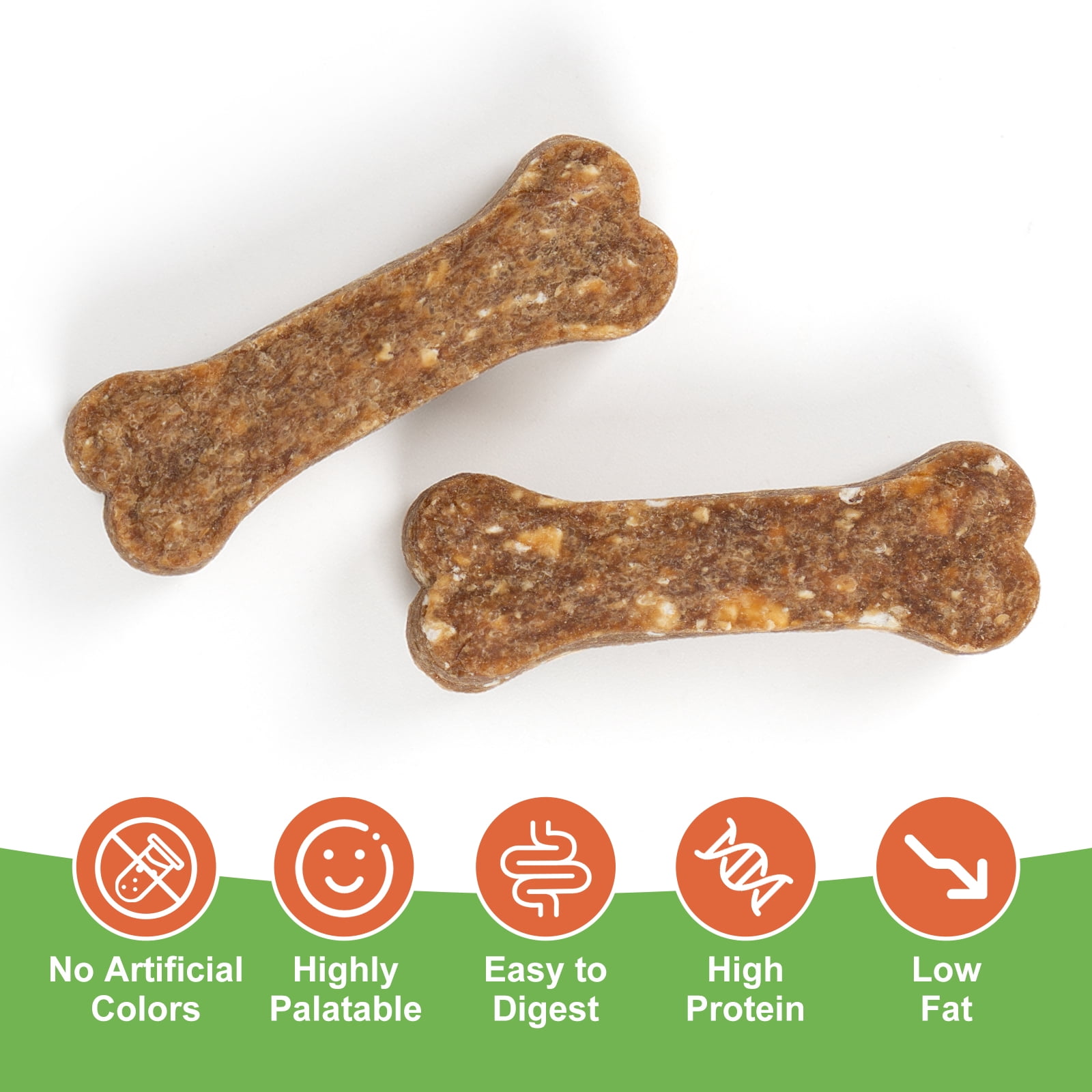 MON2SUN Chicken & Oat Biscuits Peanut Butter Flavor Small Dog Treats, 21.16 oz (70 Count)