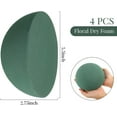 thumbnail image 2 of ABPETE 4 Pcs Half Ball Floral Foam Block Green Wet Dry Flower Foam Green Foam Balls Large Flower Craft for Wedding Artificial Flower Plant Bouquet Arrangement DIY Craft(5.51 x 2.76 Inch), 2 of 12