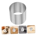 thumbnail image 5 of PAMINGONO 8Pcs Plated Silver Round Cake Ring Molds for Professional Pastry and Dessert Baking, 5 of 8