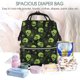 thumbnail image 5 of Disketp Skulls And Cobwebs Mochila de Pañales de Gran Capacidad con Múltiples Bolsillos, Mochila de Viaje Multifuncional para Bebé, Unisex, Moderna y Resistente, 5 of 6