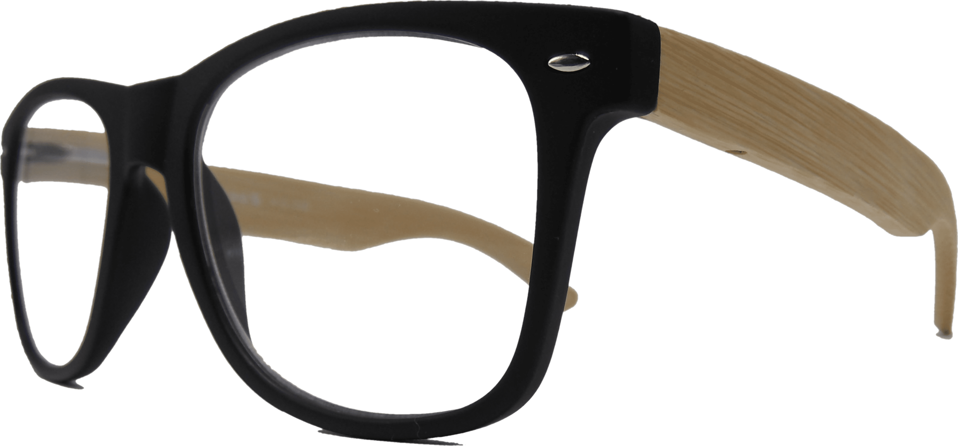EYEGEMS Brand Men Women +2.50 Reading Glasses Eco Friendly Sustainable Unisex Bamboo Eyeglasses Black 8471