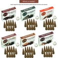 thumbnail image 3 of Trumiri Woody Incense Cones - Variety Pack - Total 60 Cone Incense (6 Scents x 10 Conos) - White Sage, Palo Santo, Dragons Blood, Sandalwood - Cone Incense Scents - Insense Cones - Incent Cone, 3 of 5