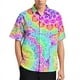 thumbnail image 2 of Blusas con gráficos de flores coloridas para hombres, ropa con estampado floral 3D brillante, camisas de playa, estética de vacaciones, Y2k, camisetas de manga corta para niños, 2 of 4