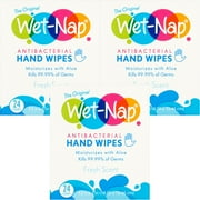 (3 pack) (3 Pack) Wet - Nap The Original Antibacterial Hand Wipes Fresh Scent - 24 CT24.0 CT