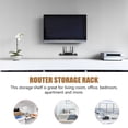 thumbnail image 5 of KALLORY Wall-Mounted Iron Rack Shelf for Router - Simple and Room Organizer, 1 Set, 5 of 7