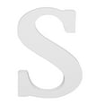 thumbnail image 2 of (3 pack) Cousin DIY 3" White Wood Letter S, 2 of 9