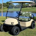 thumbnail image 2 of HUIACONG Golf Ball Design Golf Cart Seat Cover Set Easy to Install for Universal Golf Cart Club Car, Stain-Resistant Breathable Golf Cart Seat Covers 2 Piece Keeps Seats Clean and Comfortable, 2 of 7