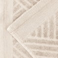 thumbnail image 4 of Superior Basketweave Egyptian Cotton Jacquard 3 Piece Towel Set, Ivory, 4 of 9