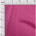 thumbnail image 2 of oneOone Viscose Jersey Pink Fabric Asian Paisley Craft Projects Decor Fabric Printed By The Yard 60 Inch Wide, 2 of 4