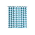 thumbnail image 6 of Efavormart 2 Panels White/Turquoise Polyester Chevron Design Thermal Insulated Blackout Room Darkening Grommet Top Curtain 52"x96", 6 of 11