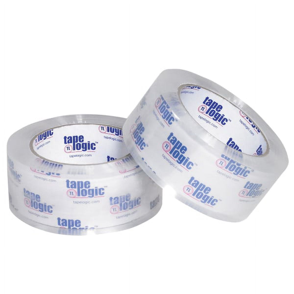 Tape Logic® Crystal Clear Tape With 2" Top Sealing Gun Carton Sealing Dispenser, 3" Core, 2" x 55 Yd., Clear