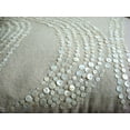 thumbnail image 3 of Ecru Pillow Shams, Mother Of Pearls Scroll Pillow Shams, 24x24 inch (60x60 cm) Pillow Shams, Square Cotton Linen Pillow Sham, Striped Pillow Shams, French - Pearl Linen Charm, 3 of 3