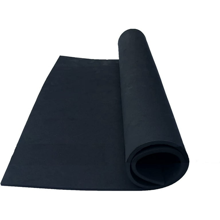 Black 6mm Eva Foam Sheet for Crafts, High Density Roll for Costumes, Cosplay Armor, DIY Projects (13.7 x 39 in)