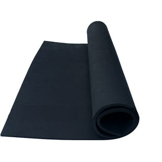 10mm EVA Foam Roll, Black Foam Sheet for Cosplay Costumes, Arts and Crafts  Projects, Yoga Mats, High Density 100 kg/m3 (14x39 In)