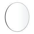 thumbnail image 5 of DecMode 42" x 42" Black Wall Mirror with Thin Frame, 5 of 8