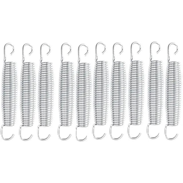 Accessoires de Trampoline Ressorts en Acier Galvanisé Robustes, Kit de Remplacement, Accessoires, 10 Pcs