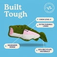 thumbnail image 6 of Vibrant Life Green Trout Plush Dog Toy with Squeaker, Chew Level 4, 6 of 10