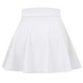 thumbnail image 5 of Nskgu Girl School Uniform Pleated Scooter Skirt with Under Shorts Pull On Elastic Waist Skirt, 5 of 6