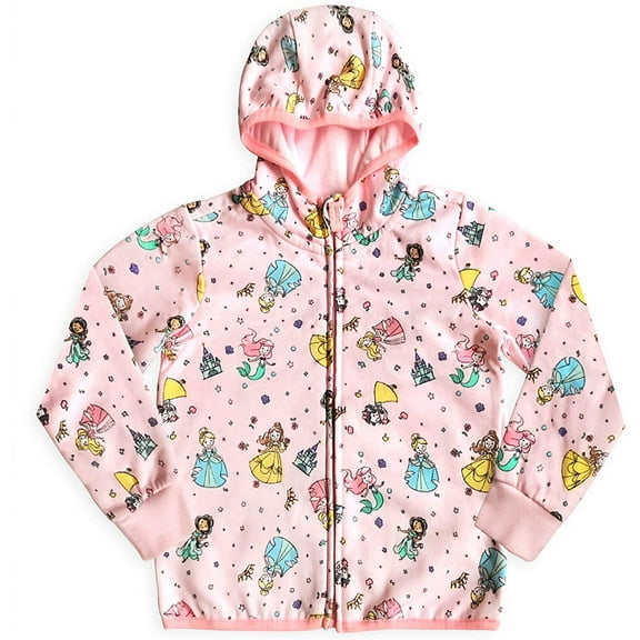 Disney Store Princess Hoodie Sweat Shirt Girl Size 5/6