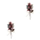thumbnail image 4 of Matsuzay 2021 nueva rama de pino de nieve falsa de 17CM, decoración de Navidad de plástico, rama de pino de nieve Artificial DIY, novedad de 2021 Type1 NO1 Matsuzay CBP041761, 4 of 6