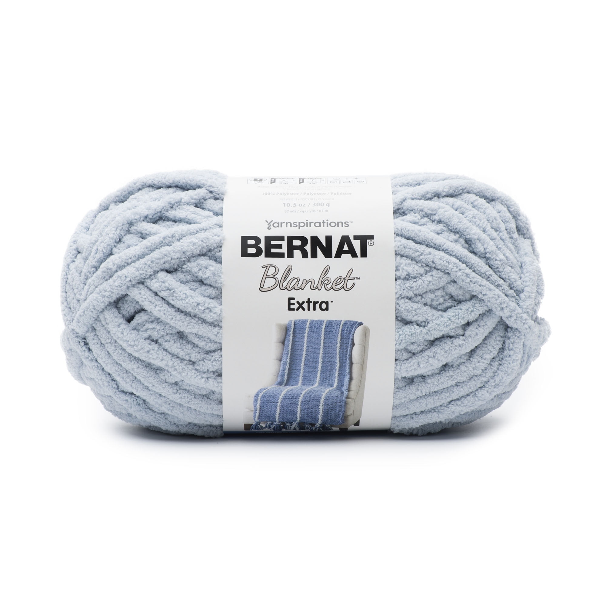 Needlecrafts & Yarn Yarn Sky Bernat Blanket Big Yarn 10.5 oz 32 yards 7