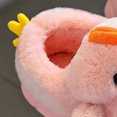 thumbnail image 6 of NIEWTR Cute Plush Chick Duck Slippers Toddler Boys Girls Warm Slippers Boots Kids Fuzzy Winter Indoor Bedroom Household Home Shoes, 6 of 7
