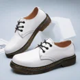 thumbnail image 4 of Zapatos de lujo de estilo británico para exteriores, zapatos Oxford de fondo grueso, zapatos de seguridad con cordones, suela de tendón de ternera, zapatos de trabajo informales, 4 of 5