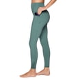 thumbnail image 4 of RBX Active Women's Full Length Ruched Sides Squat Proof Leggings, 4 of 5