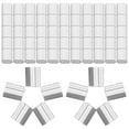 thumbnail image 4 of Milisten 200pcs Cable Crimps Wire Ferrules Rope Steel Cable Aluminum Crimping Loop Sleeve Steel Cable Double Ferrule Wire Rope Cable Clamps (Silver), 4 of 6