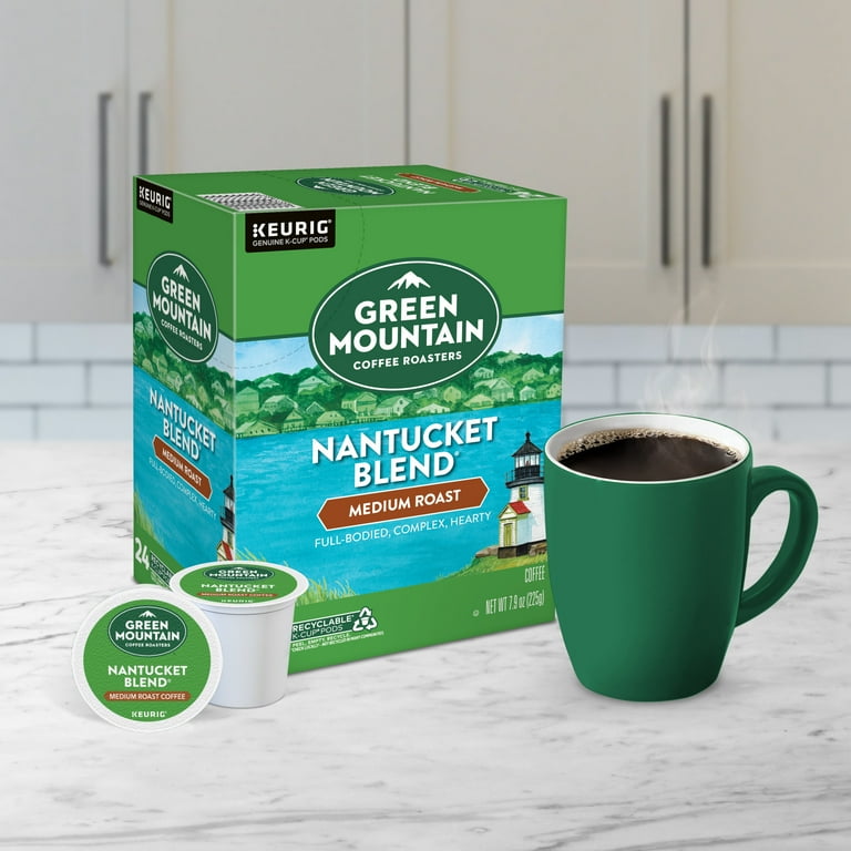Green Mountain Coffee Roasters Nantucket Blend Medium Roast K Cup Coffee Pods 24 Count