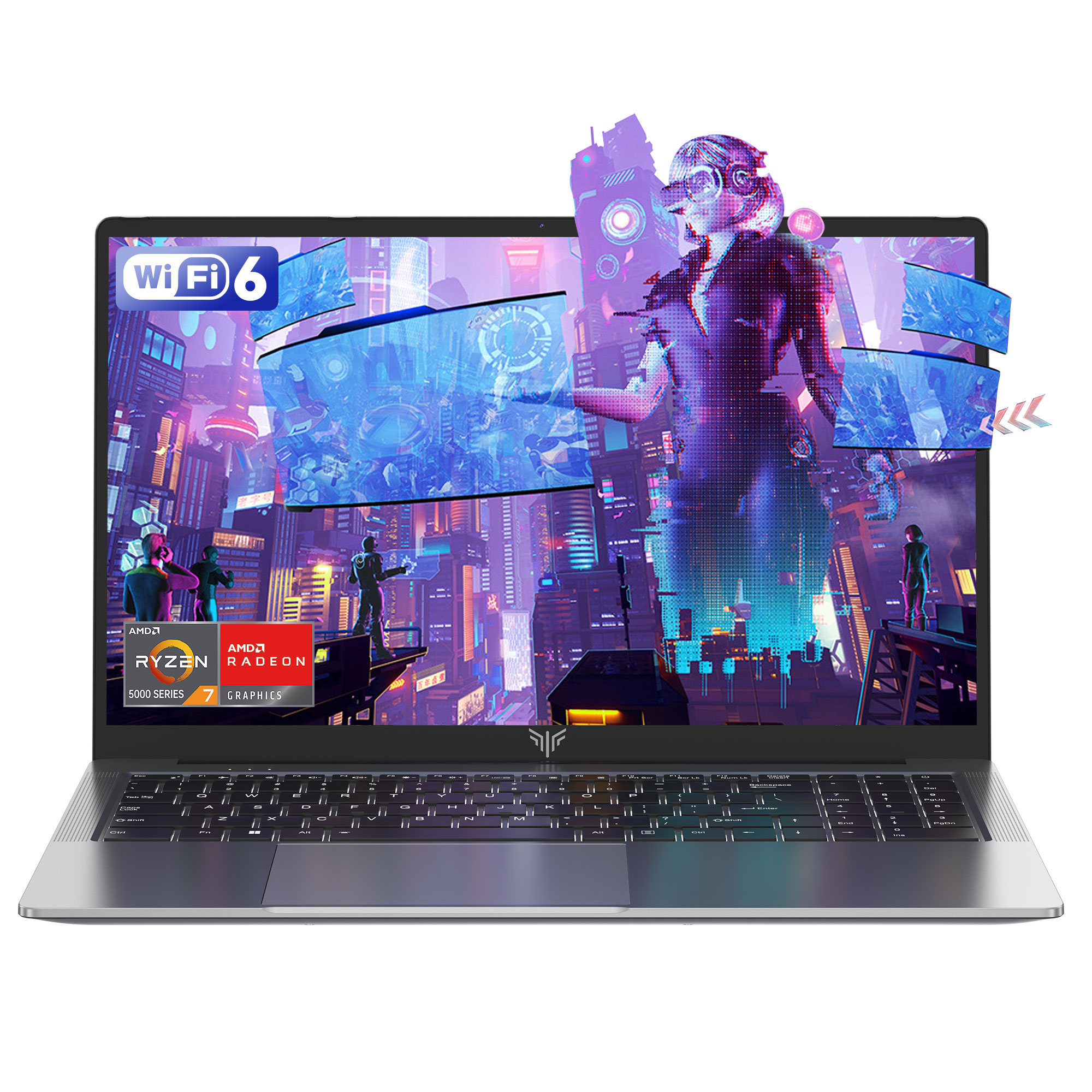 Free Shipping! Laptop 16.1 FHD Gaming Laptop, AMD Ryzen 7 5700U