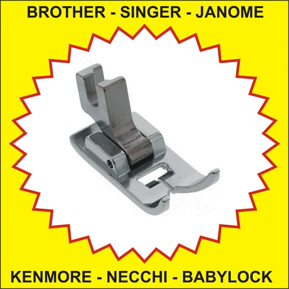 Sewing Machine Zig Zag Foot Fits All Low Shank Machines Singer, Brother, Janome, Kenmore, White & More