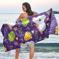 thumbnail image 6 of Coolnut Koala Beach Towel, Sand Free Super Absorbent Oversized Travel Towel with Mesh Bag for Beach,Camping, Swimming, Holiday, 30"x 60", 6 of 6