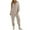 Khaki, variant on Women's Jumpsuits Fall Long Sleeve Rompers One Piece Outfits For Women 2025 Button up Lounge Wear