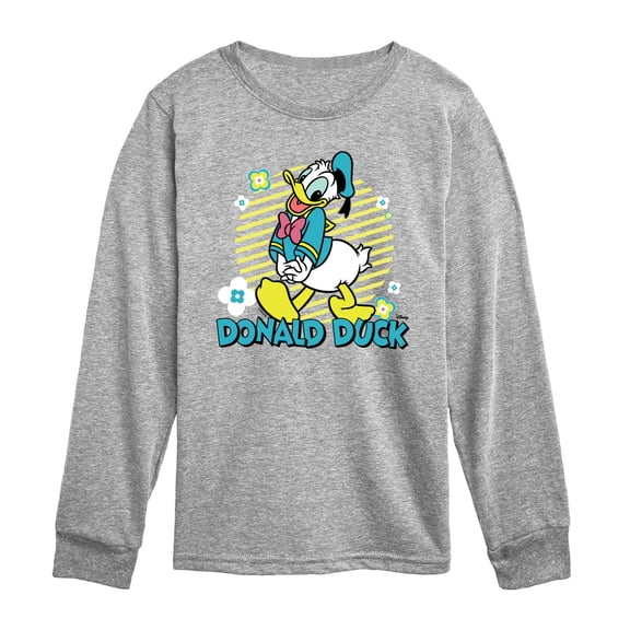 Disney - Donald Duck - Toddler Boys Long Sleeve Graphic T-Shirt