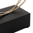 thumbnail image 5 of 18" x 22" Gold Metal Curved Floral Sculpture, by DecMode, 5 of 14