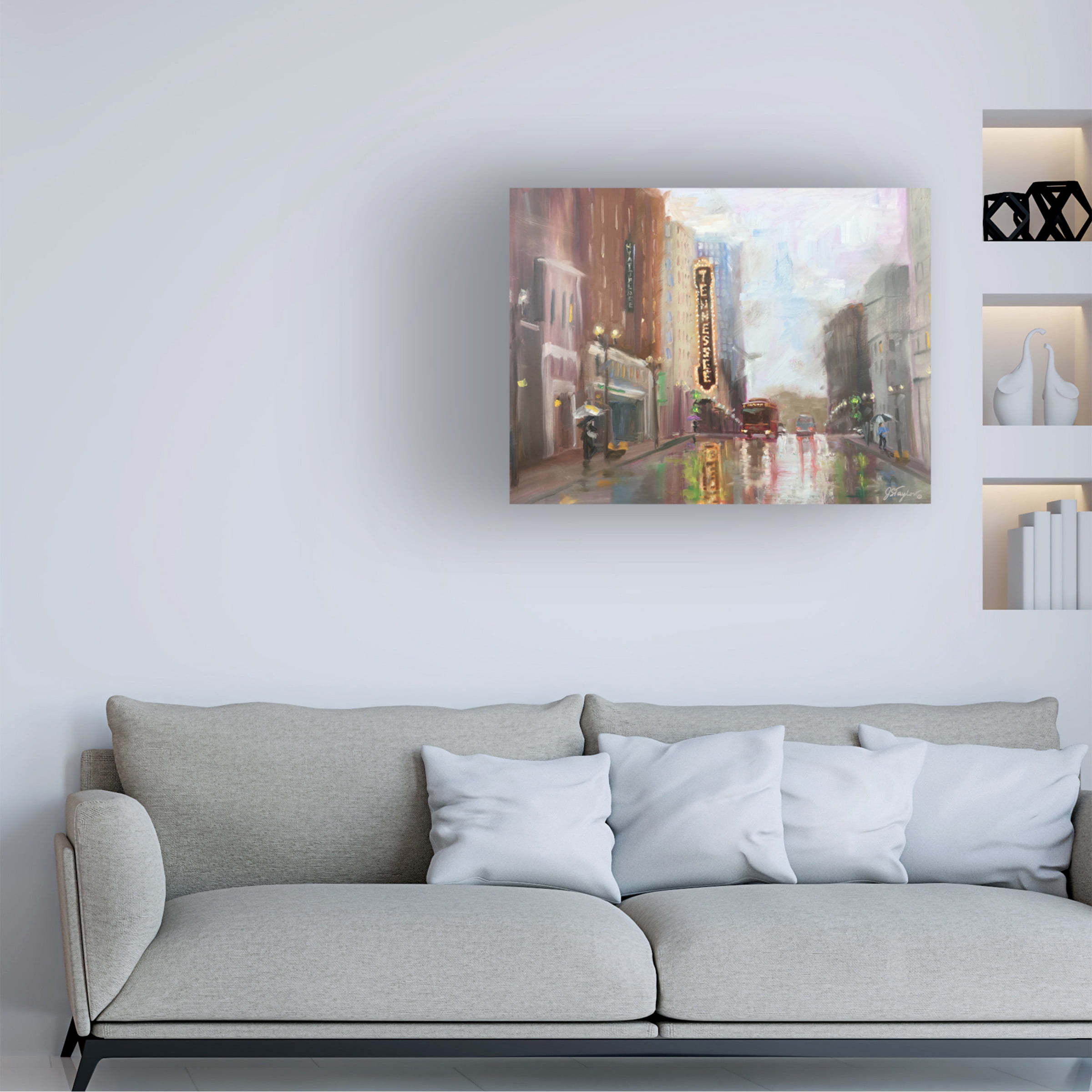 Jennifer Stottle Taylor 'Knoxville Tn' Canvas Art