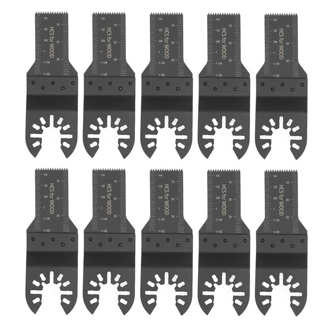10Pcs Oscillating Saw Blade 20mm Quick Release Multitool Tool Set Kit for Wood Plastic