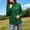 #Green, variant on Women's Stand Collar Full Zip Lightweight Windbreaker Jacket,Elastic Cuffs Casual Sports Coat with Zip Pockets,Black,Women's Plus Size L