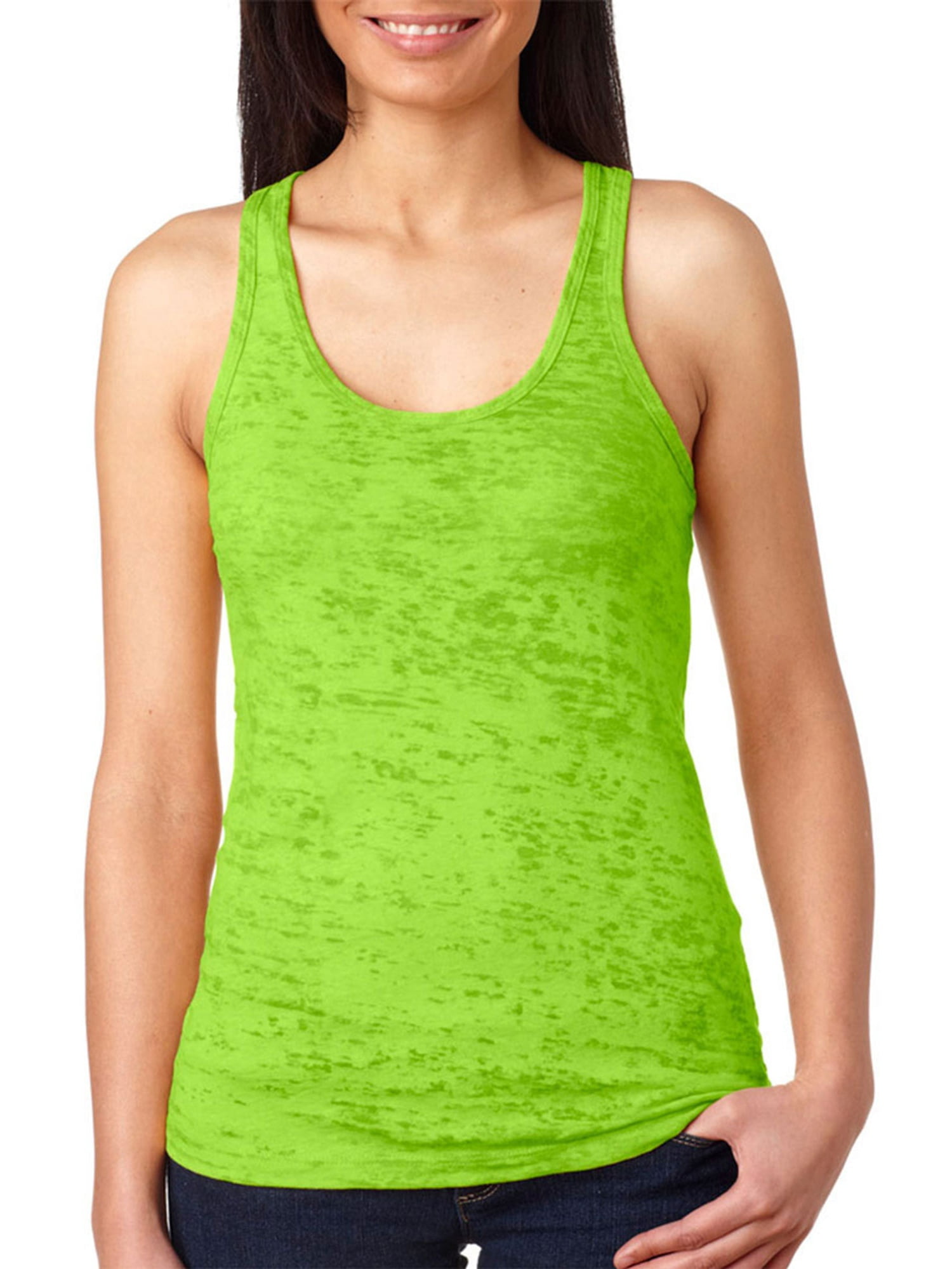 Neon green racerback tank top Clearance